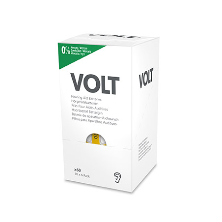 VOLT - Hörgerätebatterien Größe 10 10 Blister